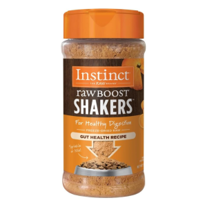Instinct Raw Boost Shakers, Freeze-Dried Dog Food Powder Topper, Chicken - Gut Health, 5.5 oz. Bottle