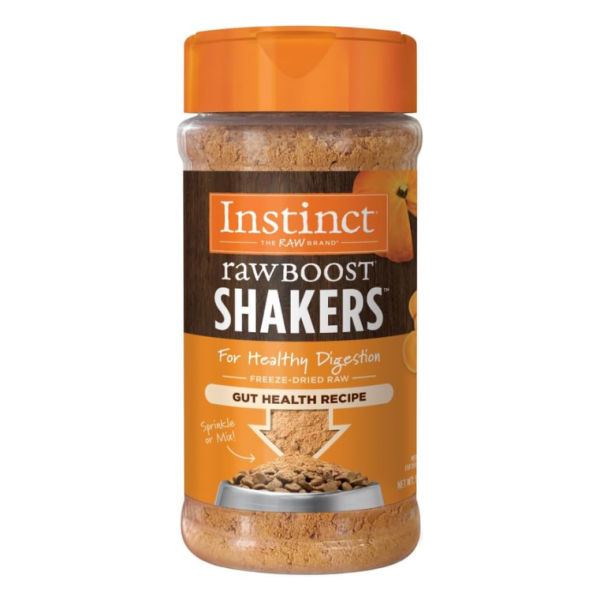Instinct Raw Boost Shakers, Freeze-Dried Dog Food Powder Topper, Chicken - Gut Health, 5.5 oz. Bottle