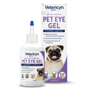 Vetericyn Plus Pet Eye Gel | Eye Relief for Dogs & Cats, Soothes Irritations & Pink Eye, 3 oz