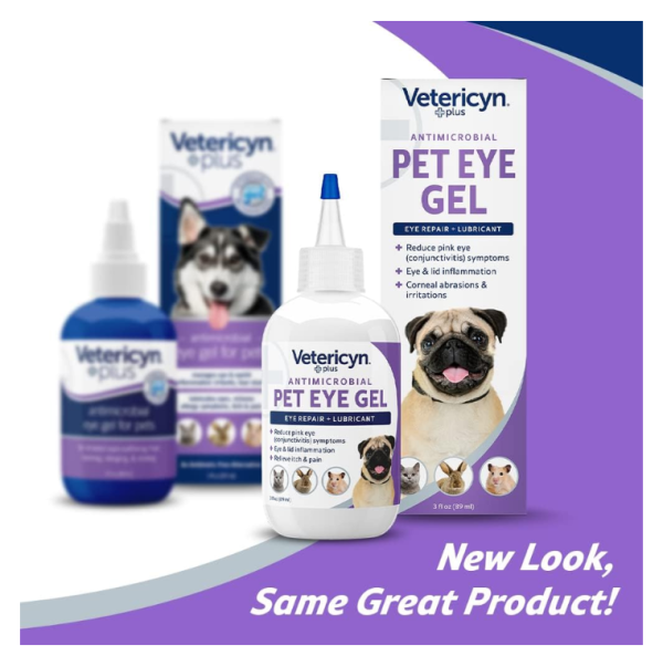 Vetericyn Plus Pet Eye Gel | Eye Relief for Dogs & Cats, Soothes Irritations & Pink Eye, 3 oz - Image 2
