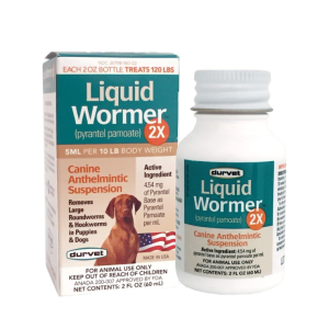 Durvet 2X Liquid Wormer, 2-Ounce